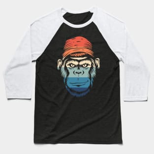 Vintage Smiling Gorilla Baseball T-Shirt